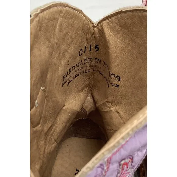 Roper Toddler Boots Size 8 Side Zipper