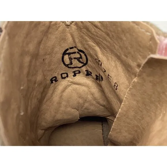 Roper Toddler Boots Size 8 Side Zipper