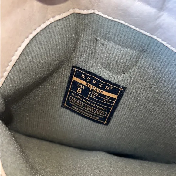 Roper Women's Western Boots - Gray and Blue