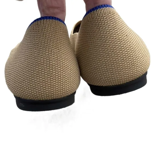Rothy's The Flat Cap Toe Size US 7 Multicolor Knit Flats Comfort Slip On