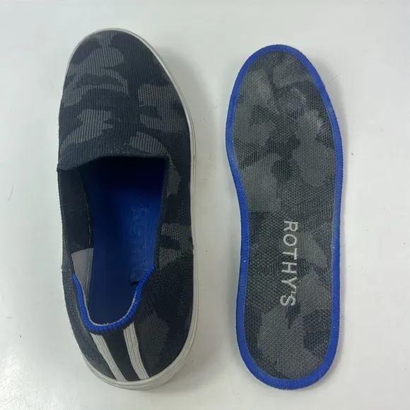 Rothys The Original Slip On Sneaker Camo Knit Women’s Comfort Shoes