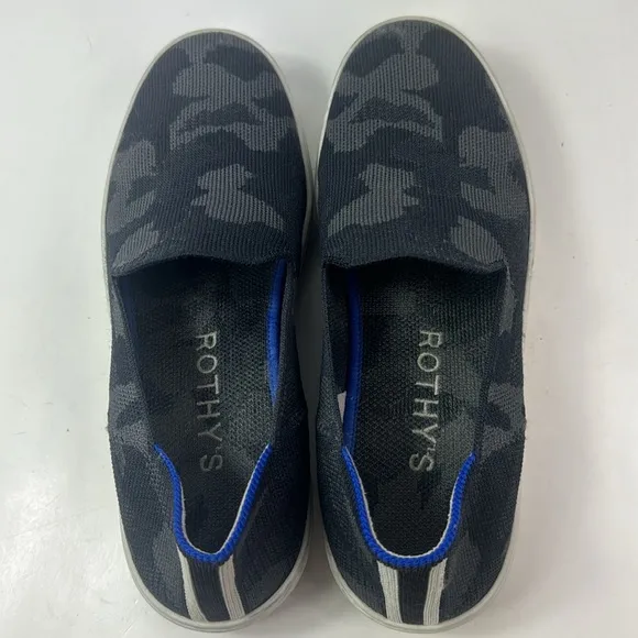 Rothys The Original Slip On Sneaker Camo Knit Women’s Comfort Shoes