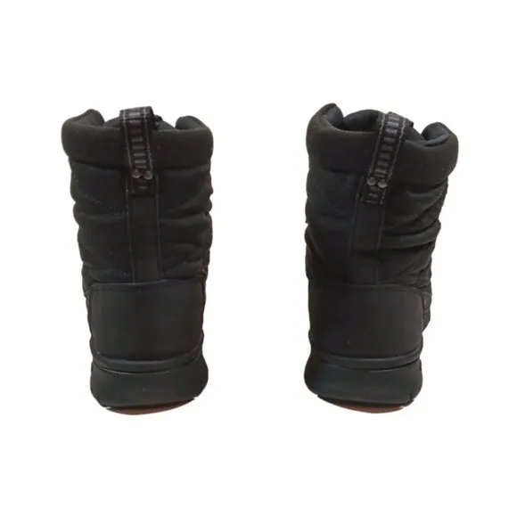 Ryka Senna 3 Boots Womens Black Nylon Water-Repellent Winter Boots New