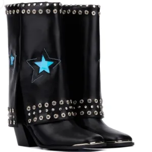 🌟SALE TWILIGHT CRYSTAL SHARK BOOTS