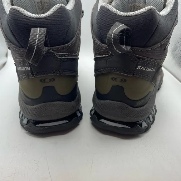 Salomon Fastpacker Mid 3D womens Hiking Shoes - Black and Gray size 6.5