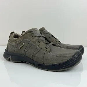 Salomon Men’s Gray Canvas Low Top Casual Lace Up Shoes Size 8.0 Y2K