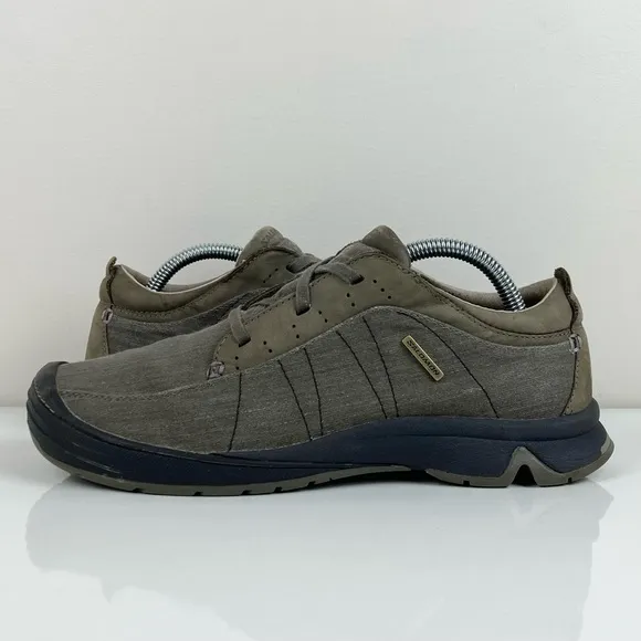 Salomon Men’s Gray Canvas Low Top Casual Lace Up Shoes Size 8.0 Y2K