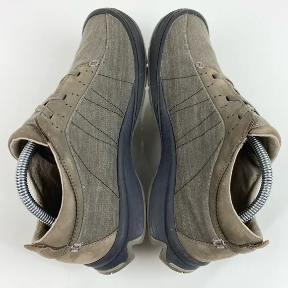 Salomon Men’s Gray Canvas Low Top Casual Lace Up Shoes Size 8.0 Y2K