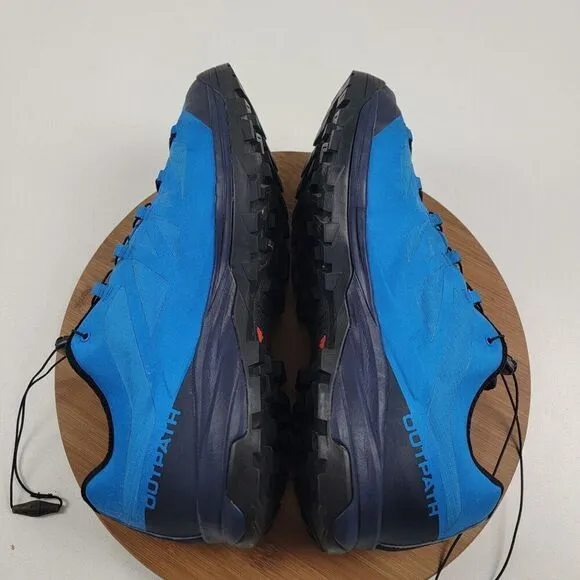 Salomon Outpath GTX Men Size 11.5 Hiking Shoes Trekking Gore-Tex Blue Sneakers