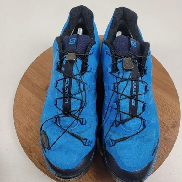 Salomon Outpath GTX Men Size 11.5 Hiking Shoes Trekking Gore-Tex Blue Sneakers