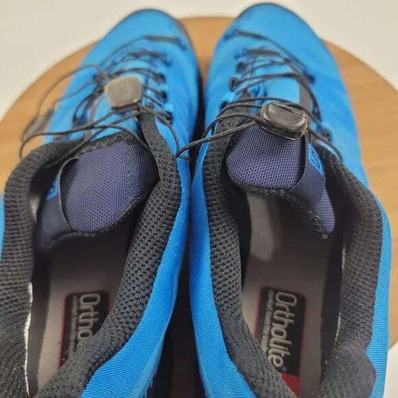 Salomon Outpath GTX Men Size 11.5 Hiking Shoes Trekking Gore-Tex Blue Sneakers