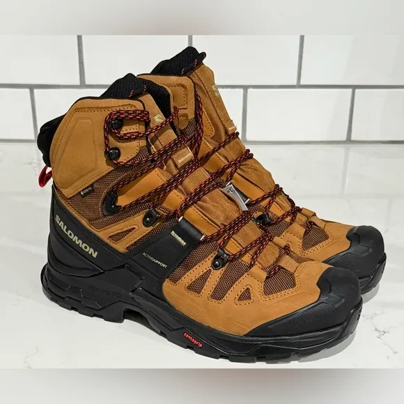 Salomon Quest 4 Gtx 4D Outdoor Gore-Tex Brown Black Boots 417564 Men's Sz 10 New