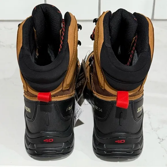 Salomon Quest 4 Gtx 4D Outdoor Gore-Tex Brown Black Boots 417564 Men's Sz 10 New