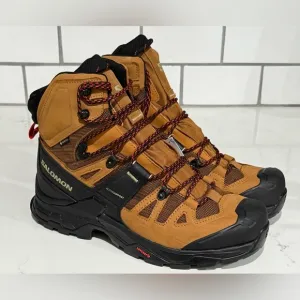 Salomon Quest 4 Gtx 4D Outdoor Gore-Tex Brown Black Boots 417564 Men's Sz 10 New