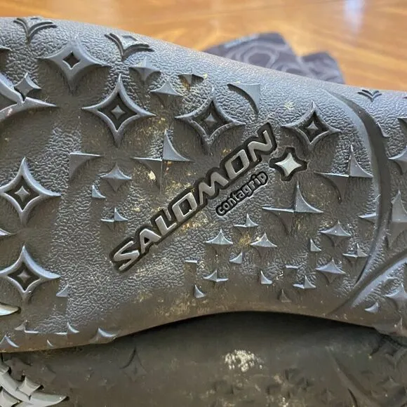 Salomon Thinsulate Black Boots Women 8 Winter Ski  Tall Snowboard Outdoor Zip