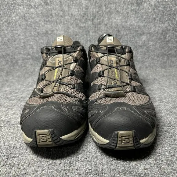 Salomon XA Pro 3D Sneakers Mens US 10 Gray Black Mesh Low Top Hiking Shoes