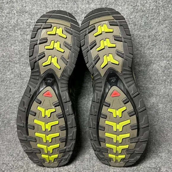 Salomon XA Pro 3D Sneakers Mens US 10 Gray Black Mesh Low Top Hiking Shoes