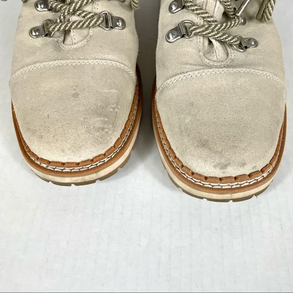 Sam Edelman Bowen Suede Faux Fur Hiking Boots