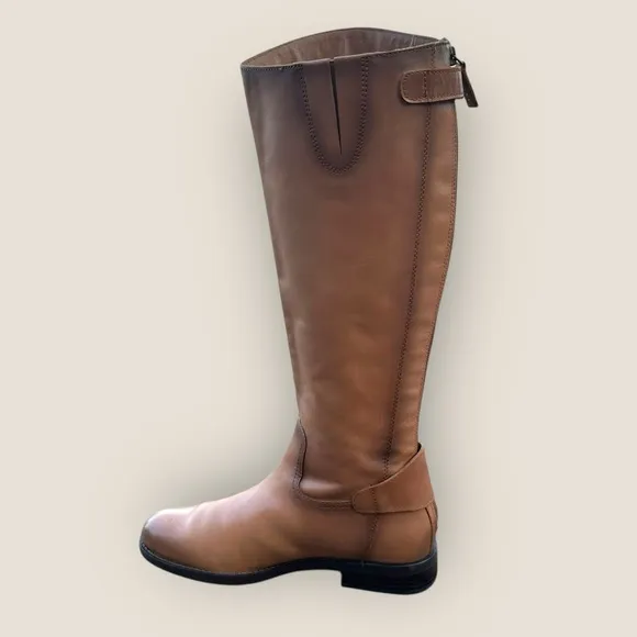 Sam Edelman Mikala Women’s Boots Size: 7 Riding Boots Low Heel Leather Whiskey