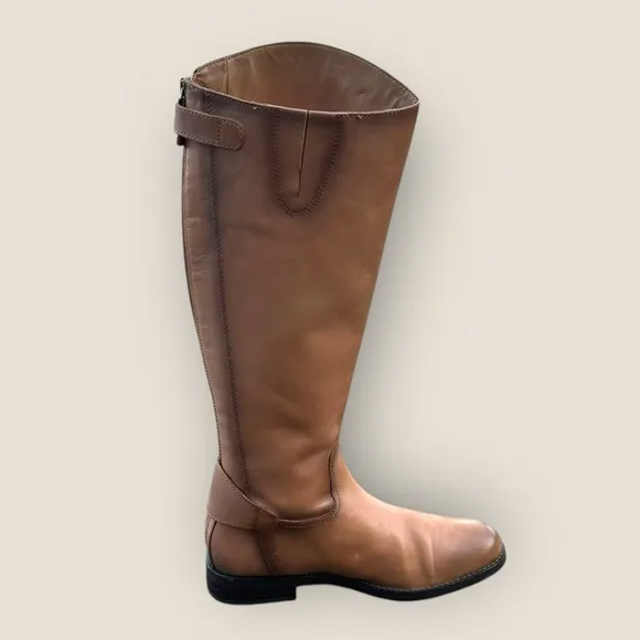 Sam Edelman Mikala Women’s Boots Size: 7 Riding Boots Low Heel Leather Whiskey
