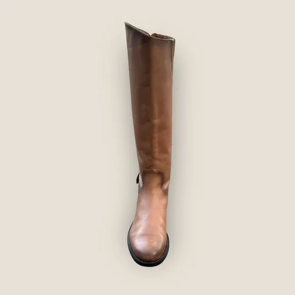 Sam Edelman Mikala Women’s Boots Size: 7 Riding Boots Low Heel Leather Whiskey