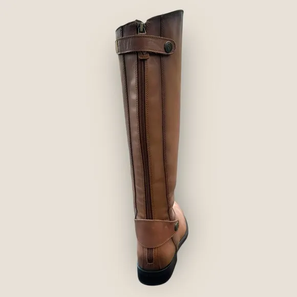 Sam Edelman Mikala Women’s Boots Size: 7 Riding Boots Low Heel Leather Whiskey