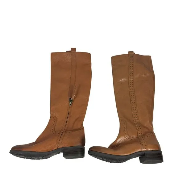 Sam Edelman Womens Leather Knee-High Riding Boots Size 6.5M