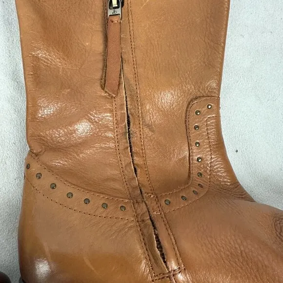 Sam Edelman Womens Leather Knee-High Riding Boots Size 6.5M