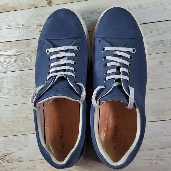 Samuel Hubbard 9 Fast Navy Womens Casual Walking Shoes Sneaker Nubuck‎ Leather