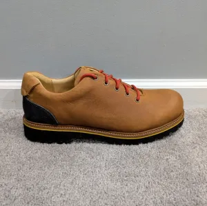 Samuel Hubbard Men's Fresh Hiking Shoes Brown Tan Leather Size 11.5 Vibram Low