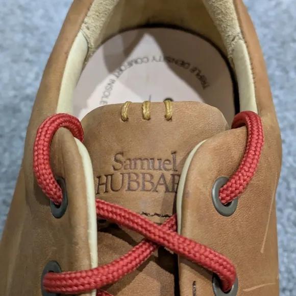 Samuel Hubbard Men's Fresh Hiking Shoes Brown Tan Leather Size 11.5 Vibram Low