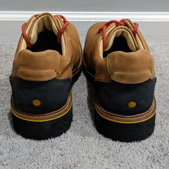 Samuel Hubbard Men's Fresh Hiking Shoes Brown Tan Leather Size 11.5 Vibram Low