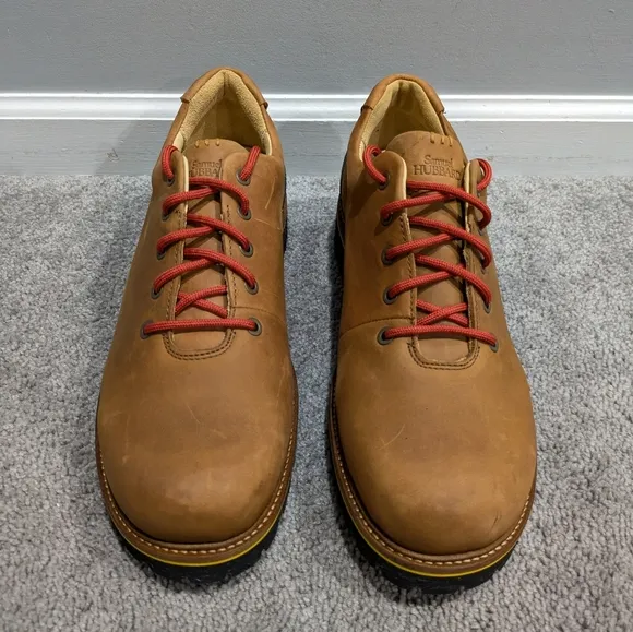 Samuel Hubbard Men's Fresh Hiking Shoes Brown Tan Leather Size 11.5 Vibram Low