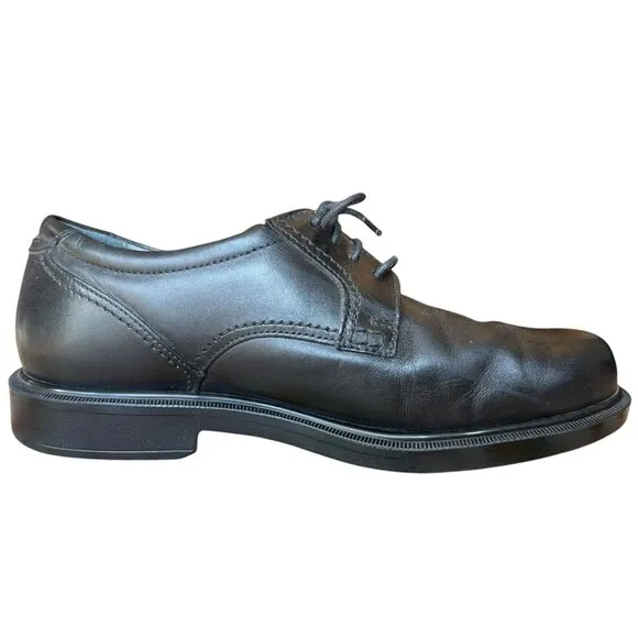 SAS Ambassador Black Leather Derby Shoes Mens Size 10.5 WW Lace Up Comfort