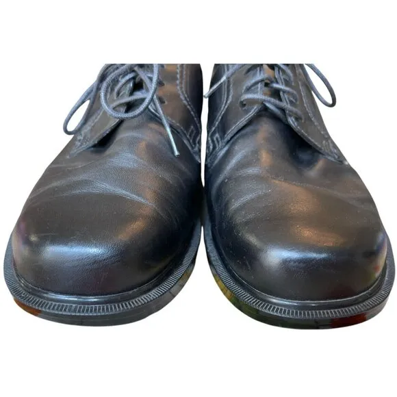 SAS Ambassador Black Leather Derby Shoes Mens Size 10.5 WW Lace Up Comfort