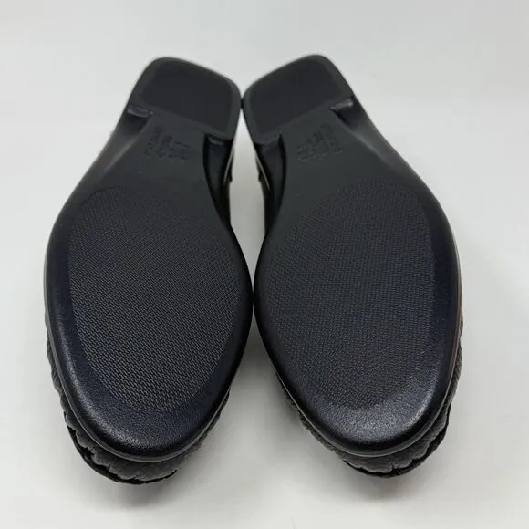 SAS Simplify Loafers Womens 10.5 N Narrow Black Leather Casual Slip On Shoes