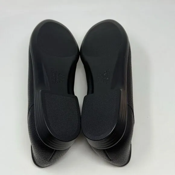 SAS Simplify Loafers Womens 10.5 N Narrow Black Leather Casual Slip On Shoes