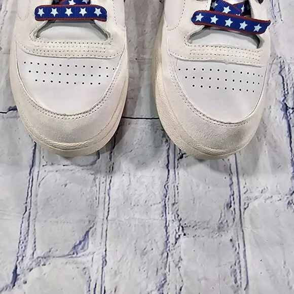 Saucony MENS 8.5 WOMENS SZ 10 Jazz Court 1776 Shoes Sneakers Patriotic Skate