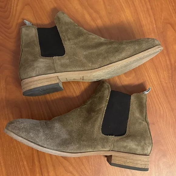 Shoe the Bear Dev Suede Chelsea Boots in Tobacco Size 43 10 Men’s Office Work