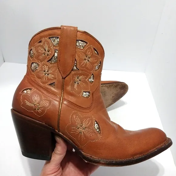 Shyanne Lily Fashion Western Booties, Size 9.5