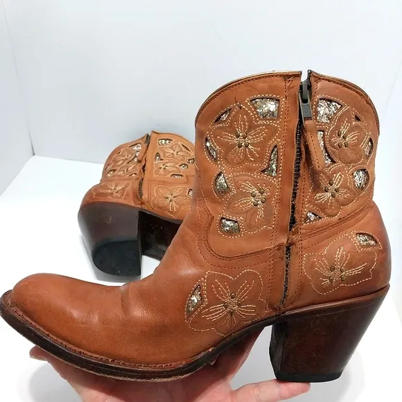 Shyanne Lily Fashion Western Booties, Size 9.5