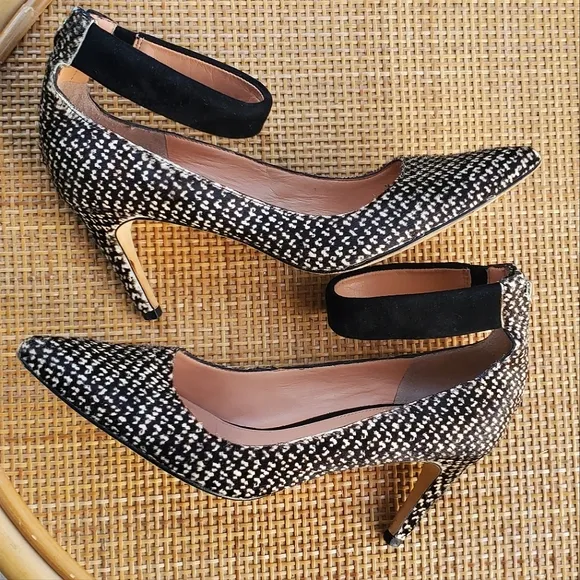 Sigerson Morrison Black and White Women's Heels Sz 6.5