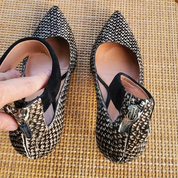 Sigerson Morrison Black and White Women's Heels Sz 6.5