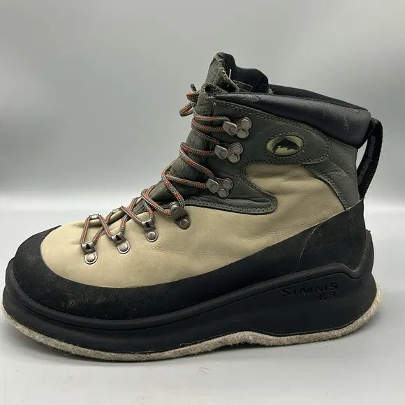 Simms G3 Fishing Guide Series Wading Boots Felt Soles Men’s Size 10