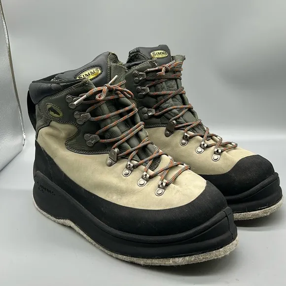 Simms G3 Fishing Guide Series Wading Boots Felt Soles Men’s Size 10
