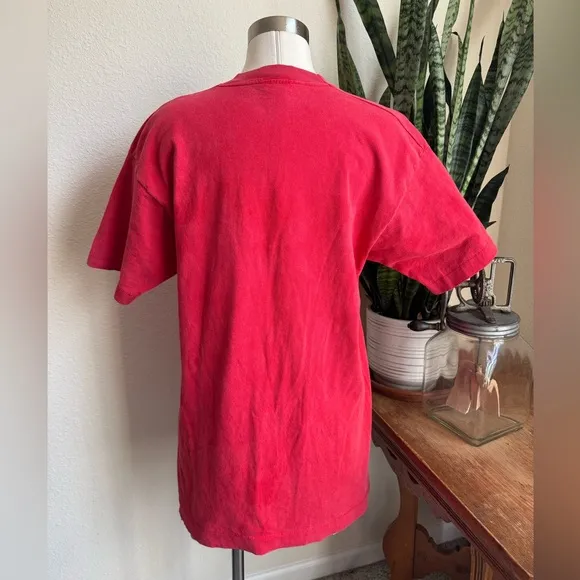Single Stitch Cowboy Boot Graphic Tee USA Made Fruit of Loom see description