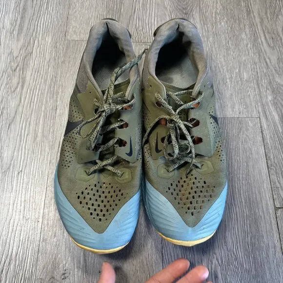Size 10 - Nike Air Zoom Terra Kiger 6 Olive Hiking Trail Shoes