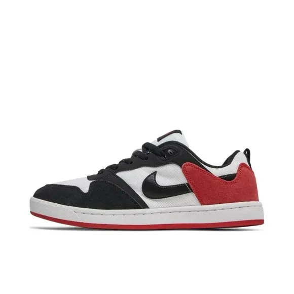 Size 12.5 - Nike Alleyoop SB White University Red