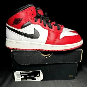 Size 4.5 - Nike Air Jordan 1 Mid GS Chicago 2020 Men's Sneakers