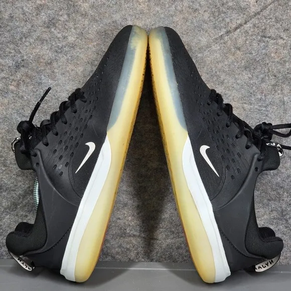 Size 8 - Nike Zoom‎ Nyjah 3 SB Mens Running Shoes Black White Skate Sneakers